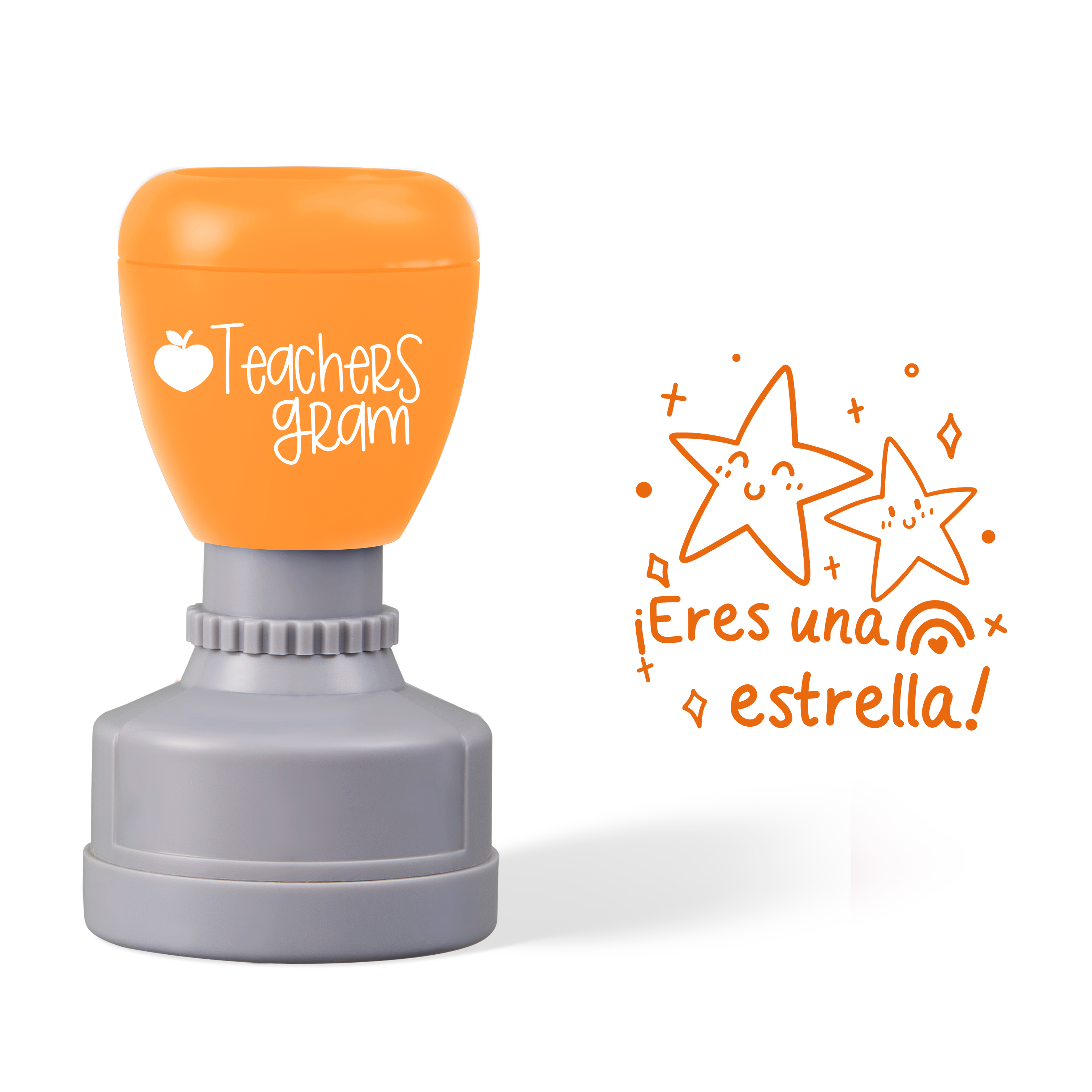 ¡Eres una estrella Spanish Teacher Stamp