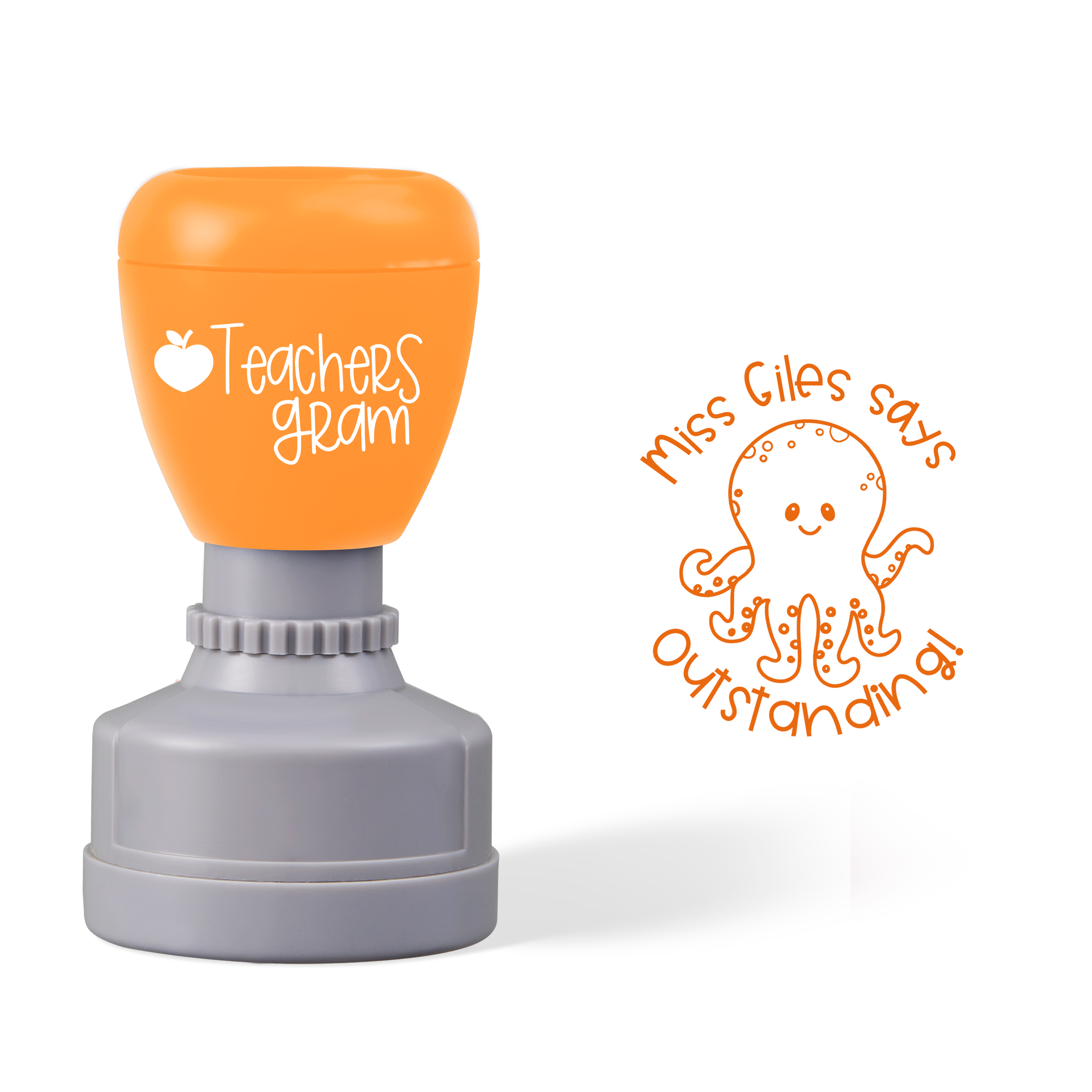 Personalized You Are Outstanding Teacher Stamp