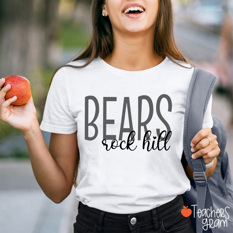 Personalized Mascot And Town School Team Spirit Teacher T-Shirt