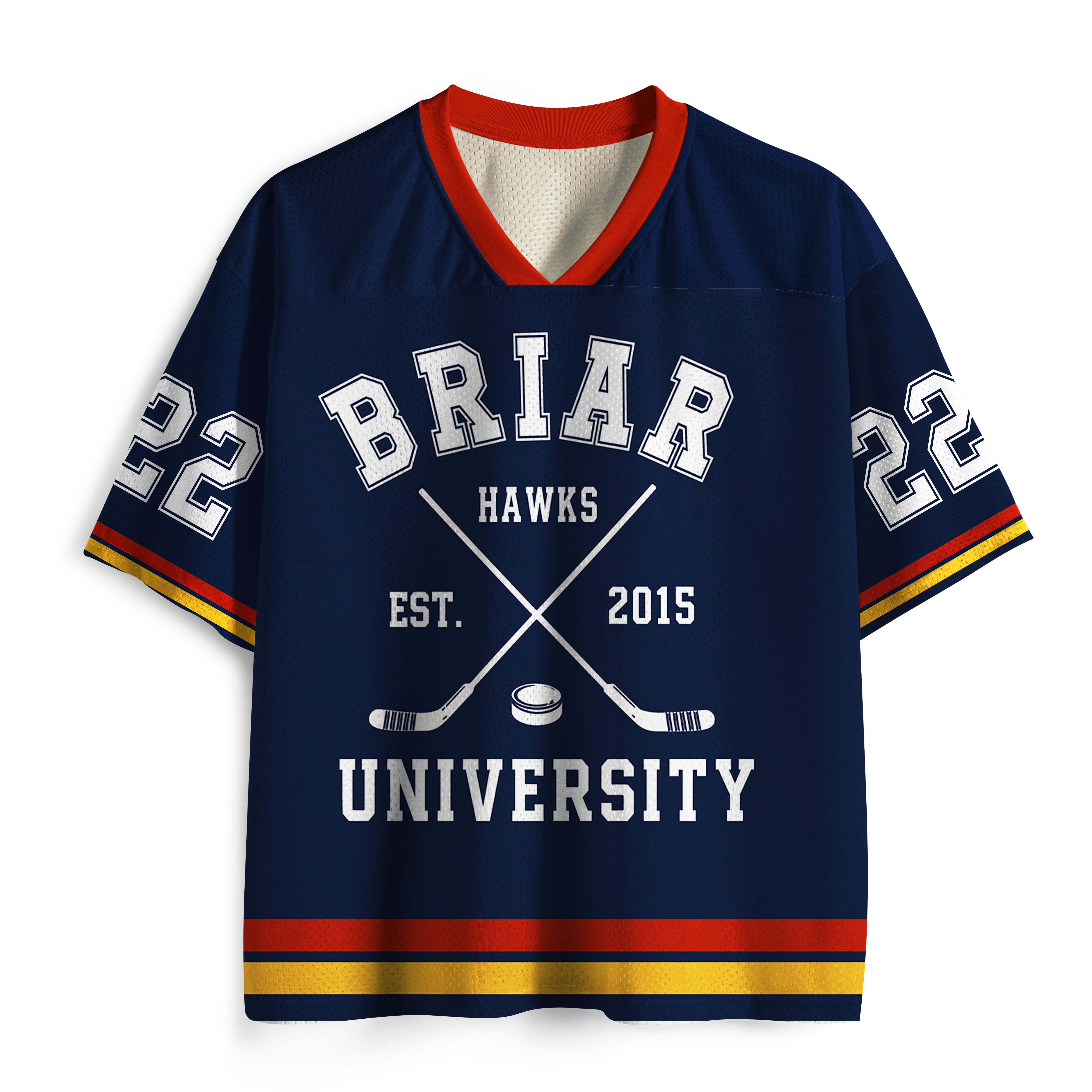 Personlized College Campus Hockey Teacher Mesh Jersey