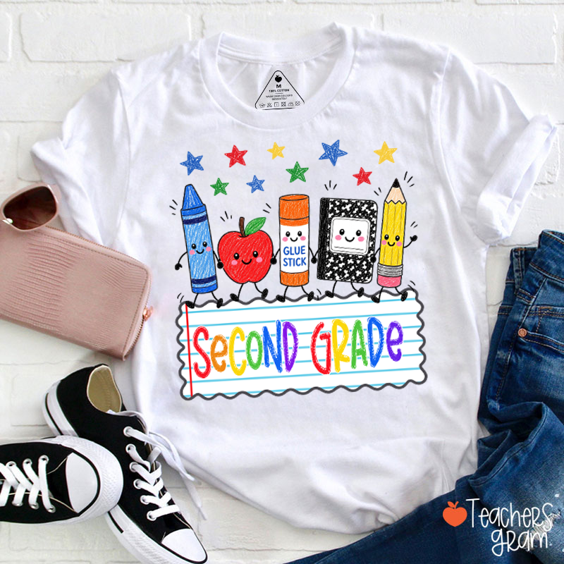 Personalized Grade And Name Dream Team Teacher T-Shirt