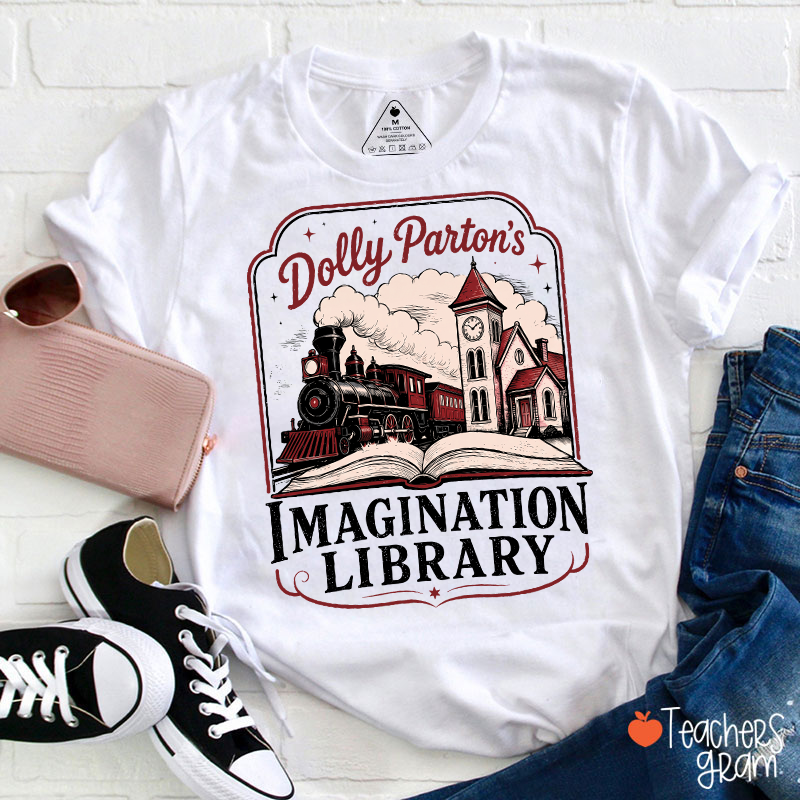Dolly Parton's Imagination Library Teacher T‑Shirt