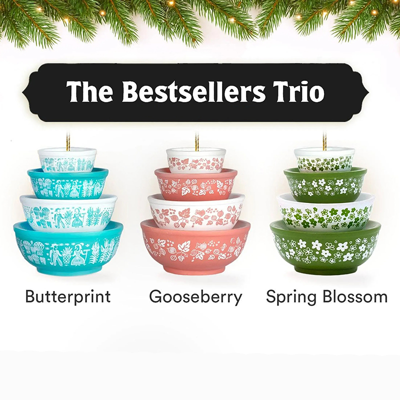 Christmas Bowl Stack Ornament