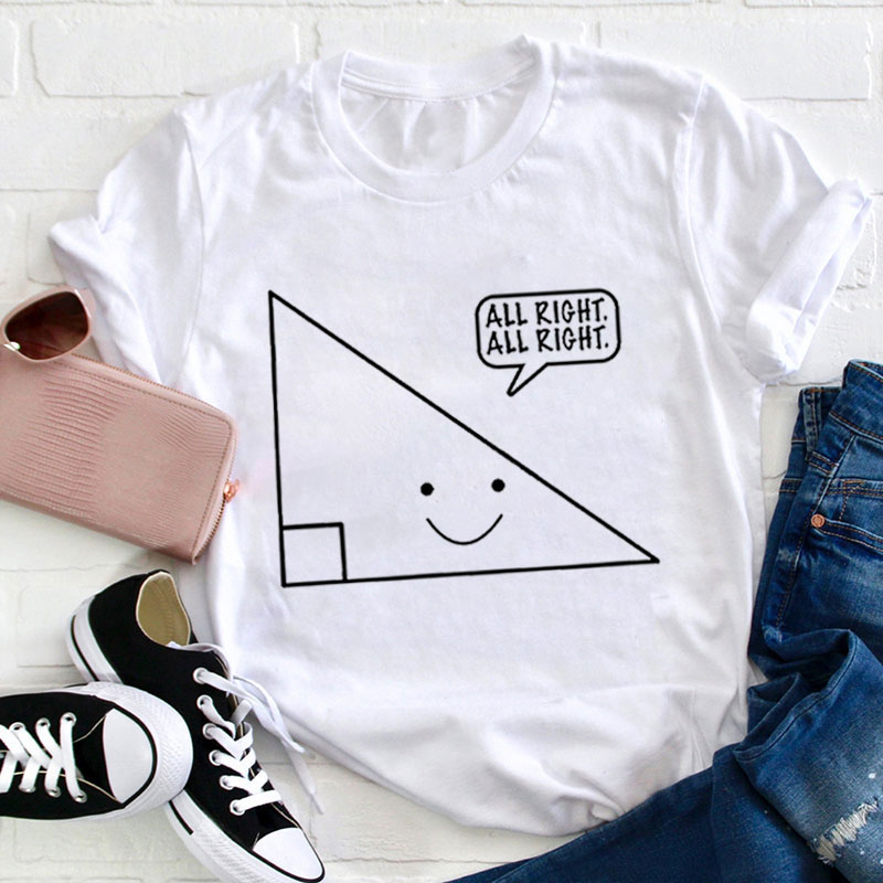 Funny Math Triangle Teacher T-Shirt