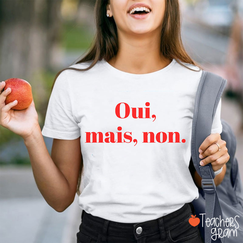 T shirt oui fashion mais non