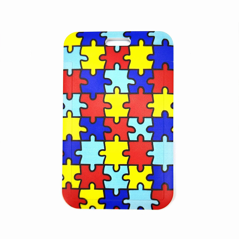Autism Jigsaw Puzzle Teacher Lanyard
