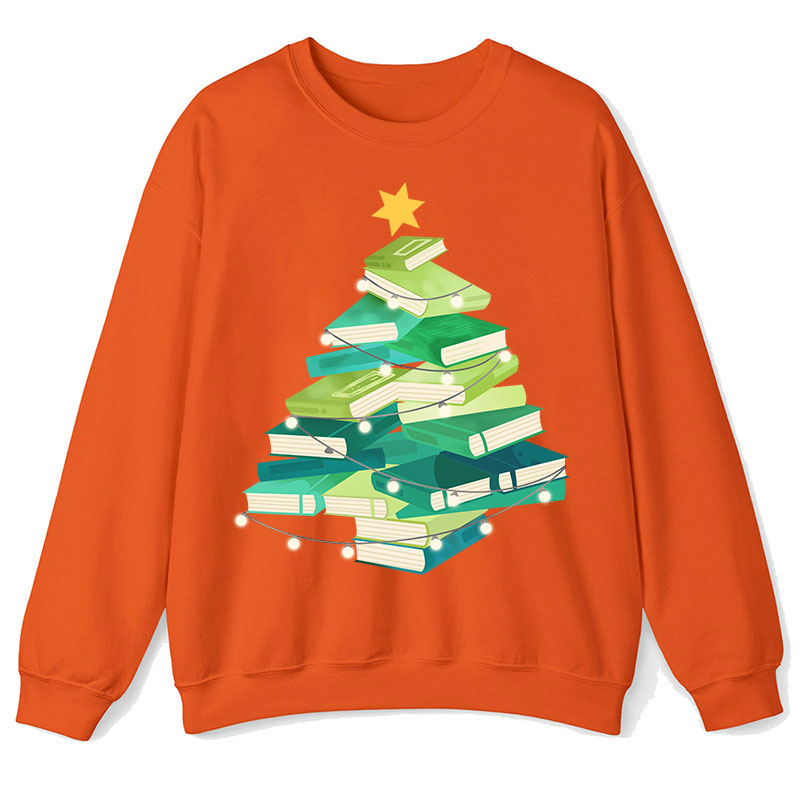 Christmas Book Teacher Sweatshirt