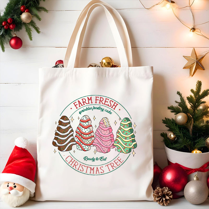 Farm Fresh Christmas Tree Teacher Tote Bag