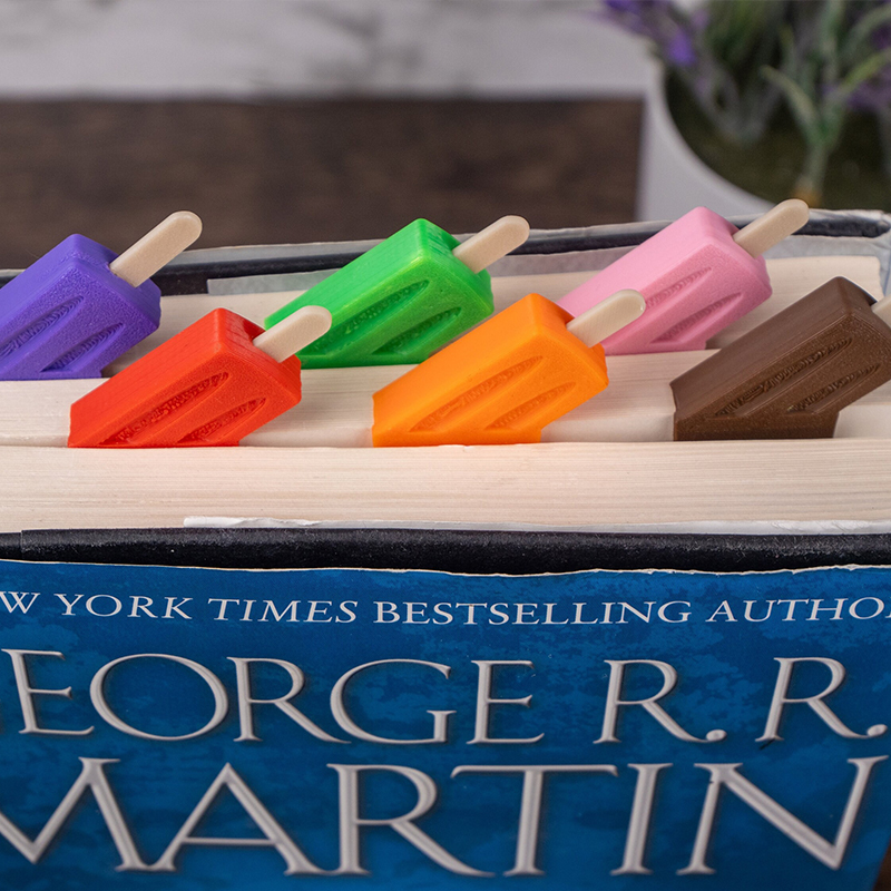 Melted Popsicle Teacher Bookmark