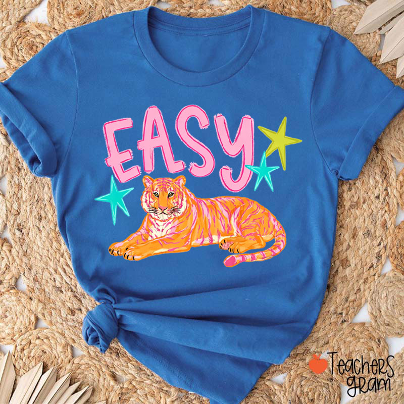 Easy Tiger Summer Vibes Teacher T-Shirt