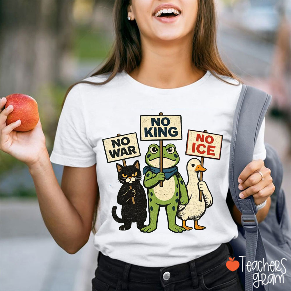 No War No King No Ice Teacher T-Shirt