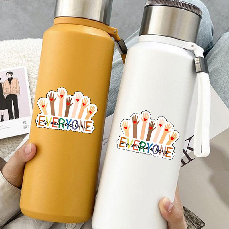 Everyone Is Welcome Here Teacher Stickers