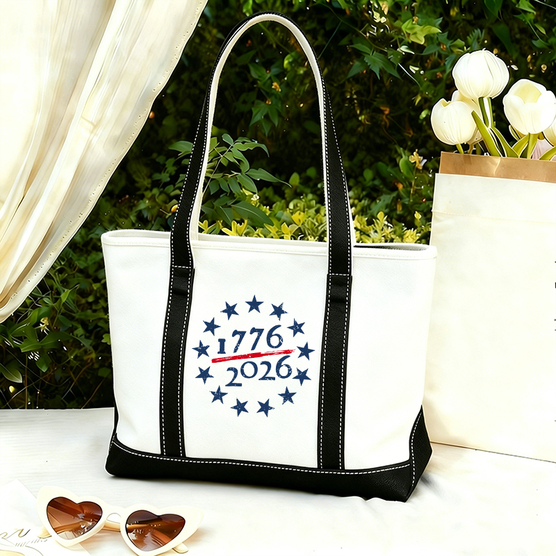 USA 250th Anniversary Teacher Canvas Tote Bag
