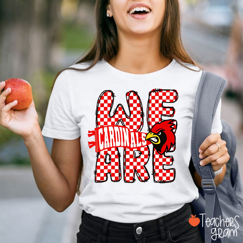 Personalized Mascot We Are Gingham Teacher T-Shirt