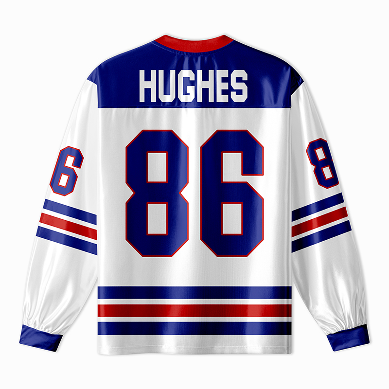 Personalized Hockey Team Teacher Long Sleeve Jersey