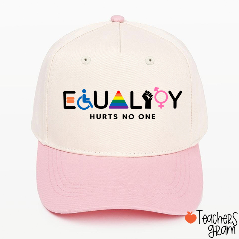 Equality Hurts No One Teacher Baseball Cap