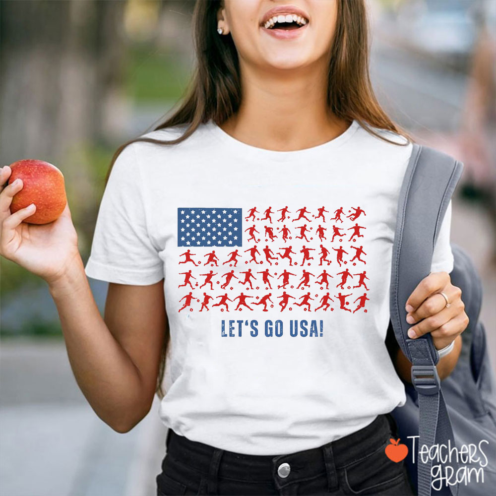 Let's Go USA Teacher T-Shirt