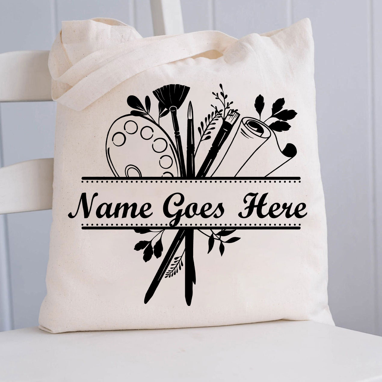 Personalized Art Crew Tote Bag