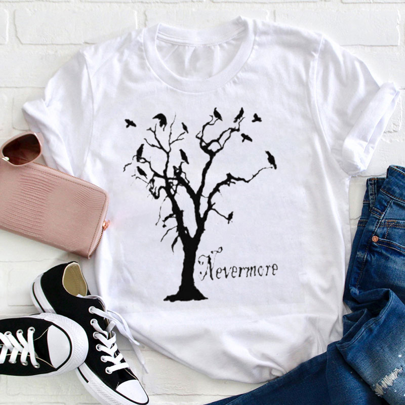 Edgar Allan Poe Nevermore Teacher T-Shirt