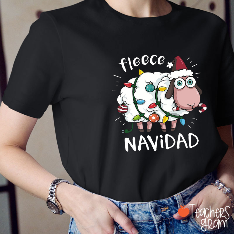 Fleece Navidad Spanish Teacher T-Shirt