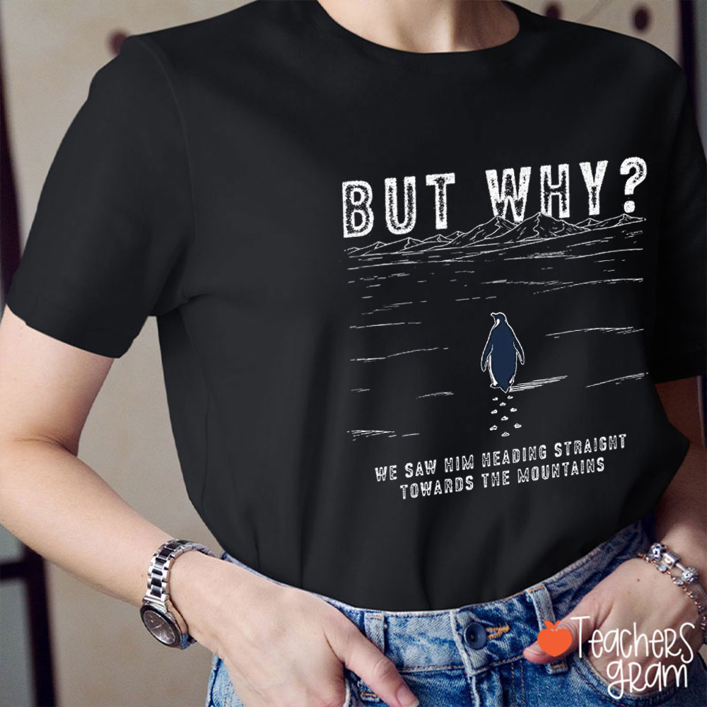 But Why We Saw Him Heading Straight Teacher T-Shirt