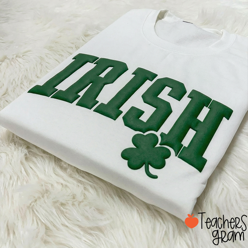 Irish Shamrock Teacher Sweatshirt