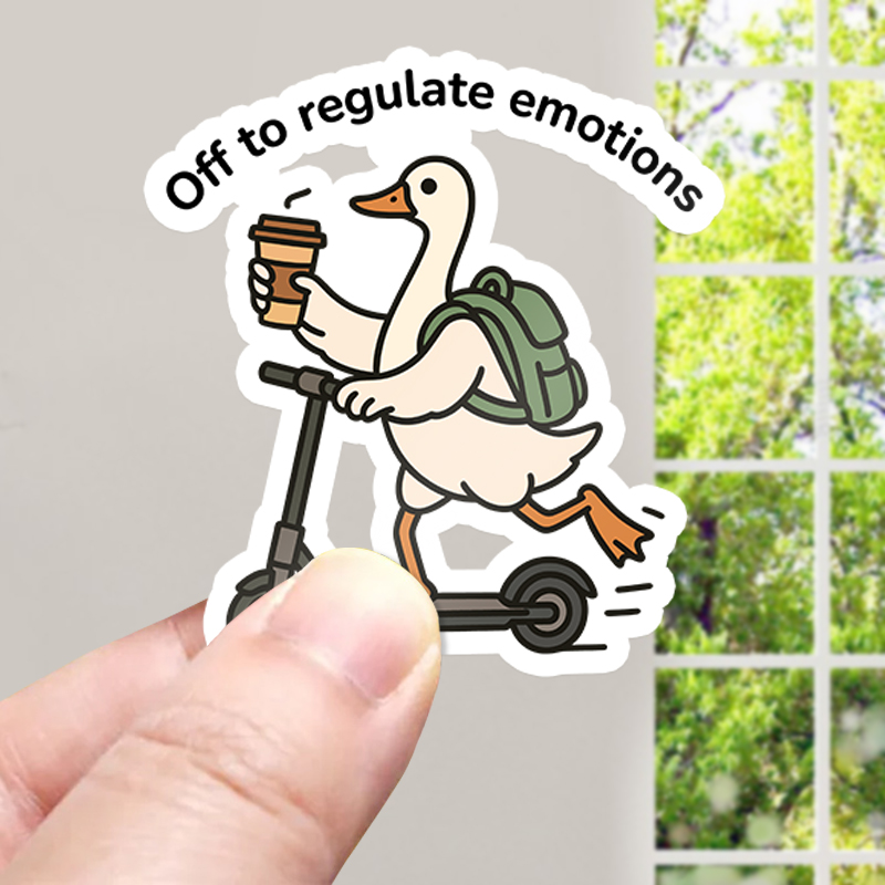 Off To Regulate Emotions Teacher Stickers