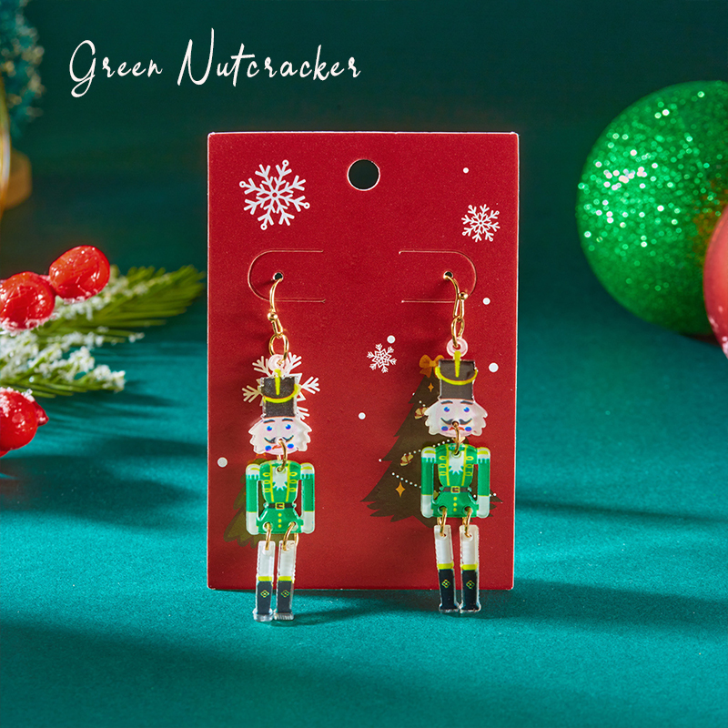 Christmas Party Teacher Acrylic Earrings