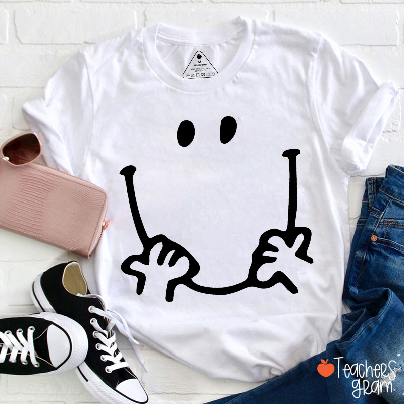 Smiley Face Teacher T-Shirt