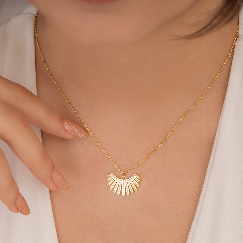 Ruth Bader Ginsburg Teacher Necklace