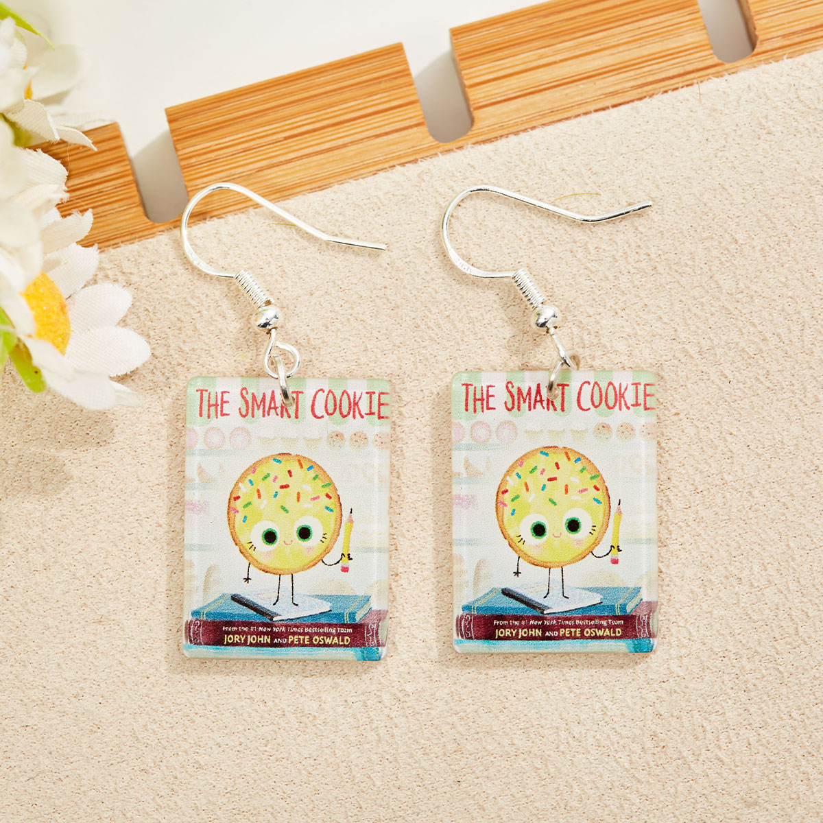 The Smart Cookie Teacher Acrylic Earrings