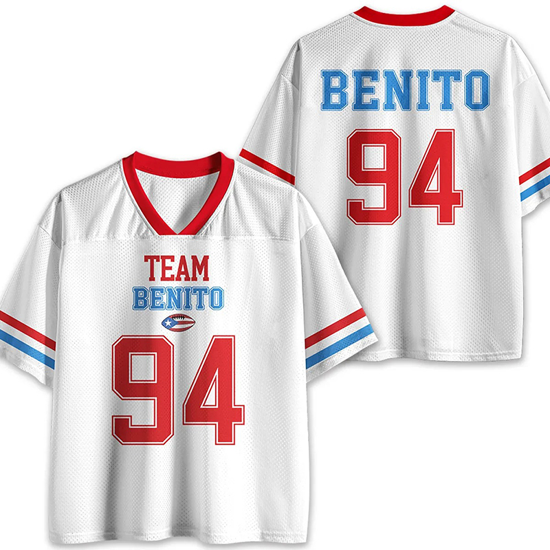 Super Bowl Benito 94 Football Teacher Mesh Jersey