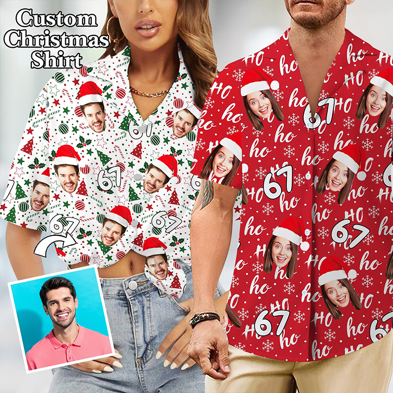 Personalized Photo 67 Meme Six Seven Teacher Short Sleeve Shirt