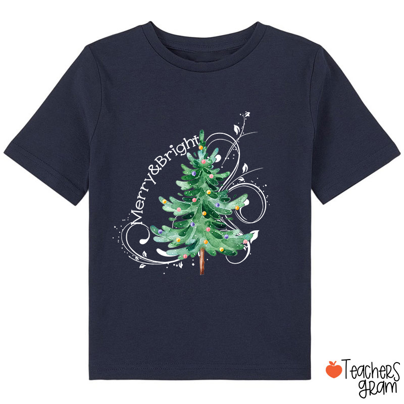 Merry And Bright Christmas Class T-Shirt