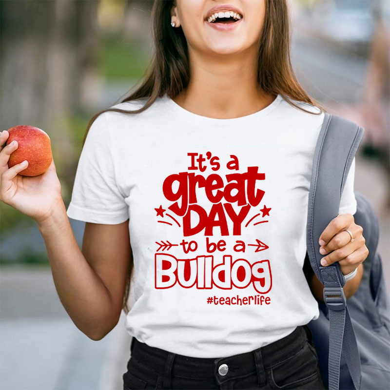 Personalized Mascot Simple letter design Teacher T-Shirt