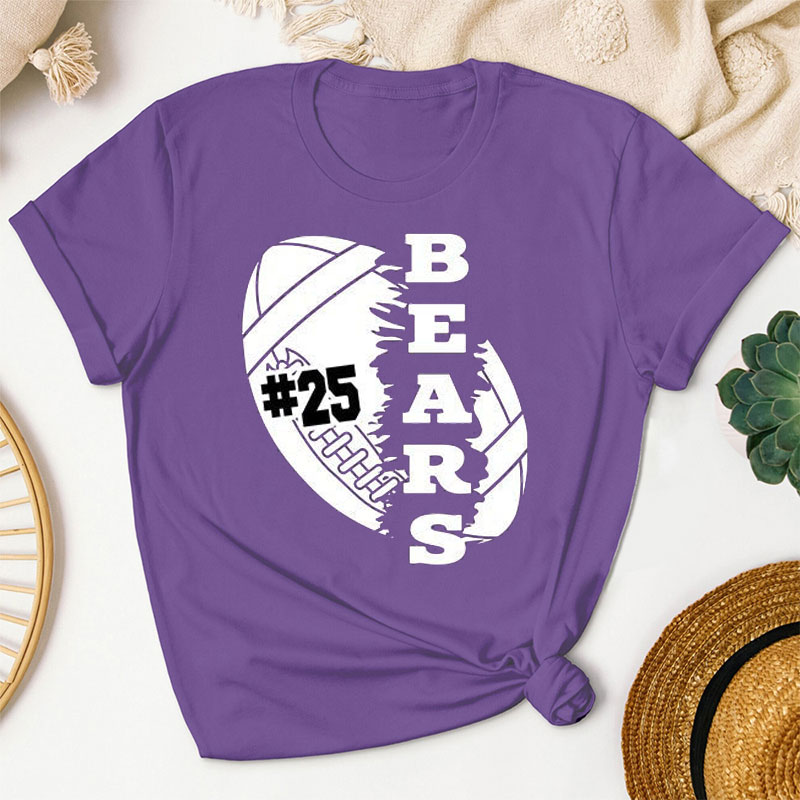 Personalized Sport School Mascot Custom Spirit Teacher T-Shirt
