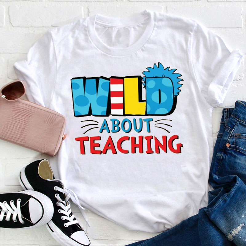 Personalized Wild About Teacher T-Shirt