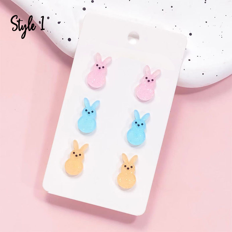 Cute And Sweet Bunny Teacher Acrylic Earrings