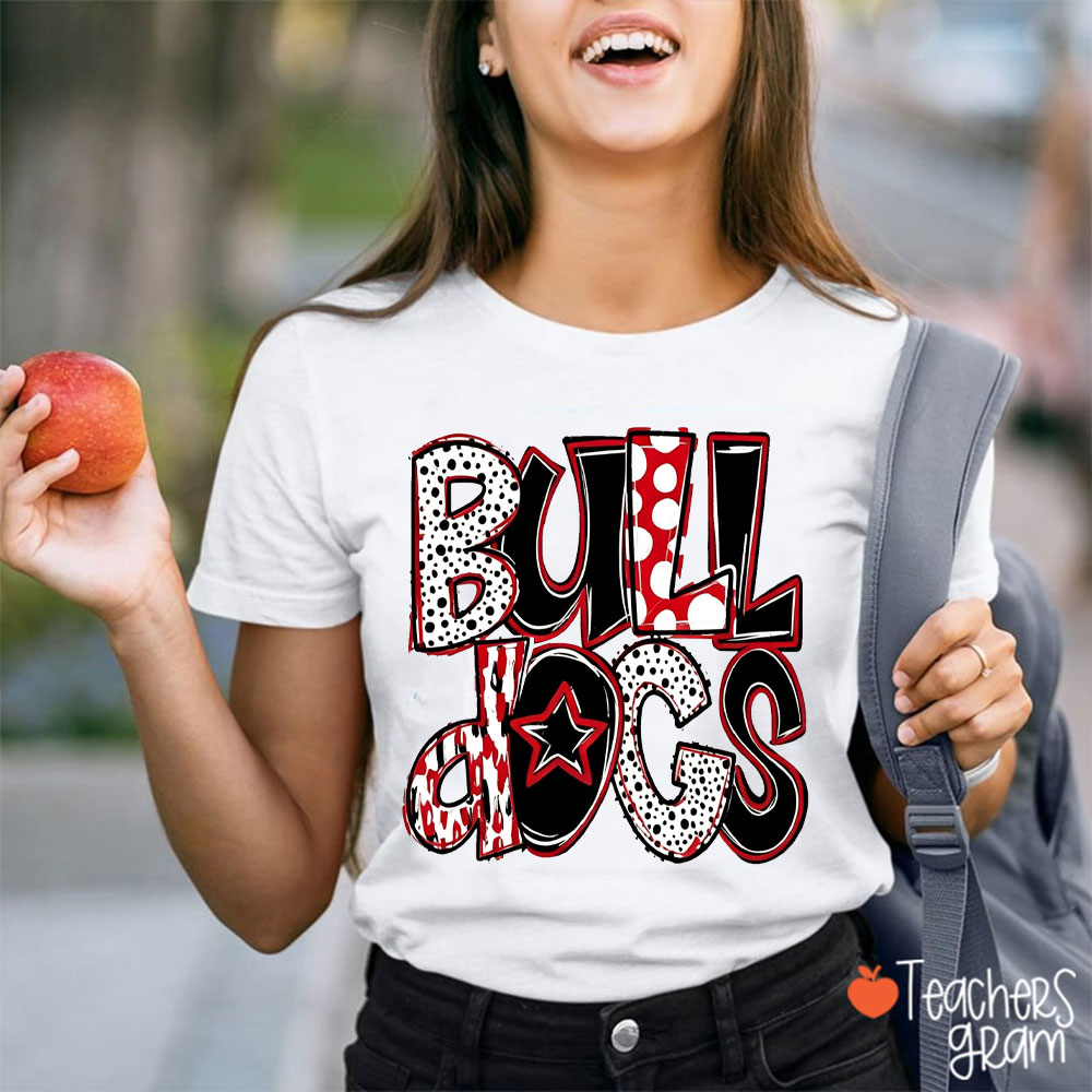 Personalized Mascot Leopard And Star Teacher T-Shirt
