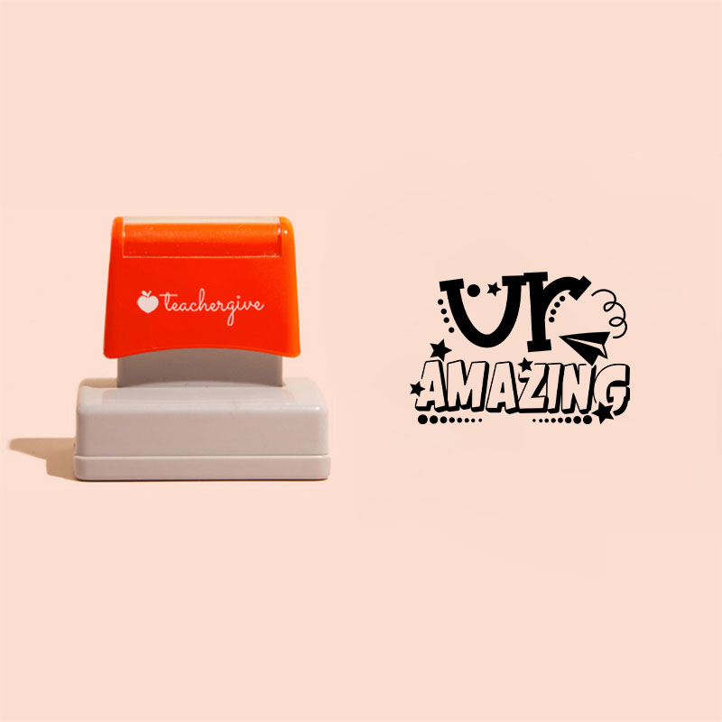 U Are Amazing Teacher Rectangle Stamp