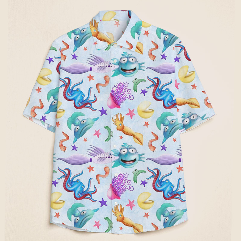 Pout Pout Fish Teacher Short Sleeve Shirt Sale-Teachersgram