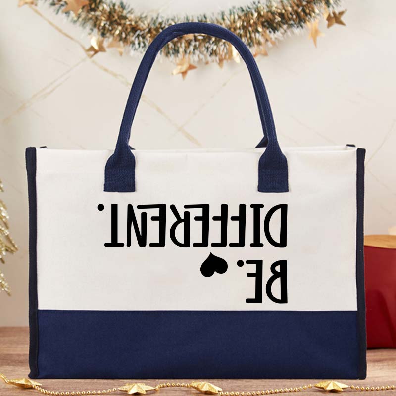 Be Different Teacher Cotton Tote Bag