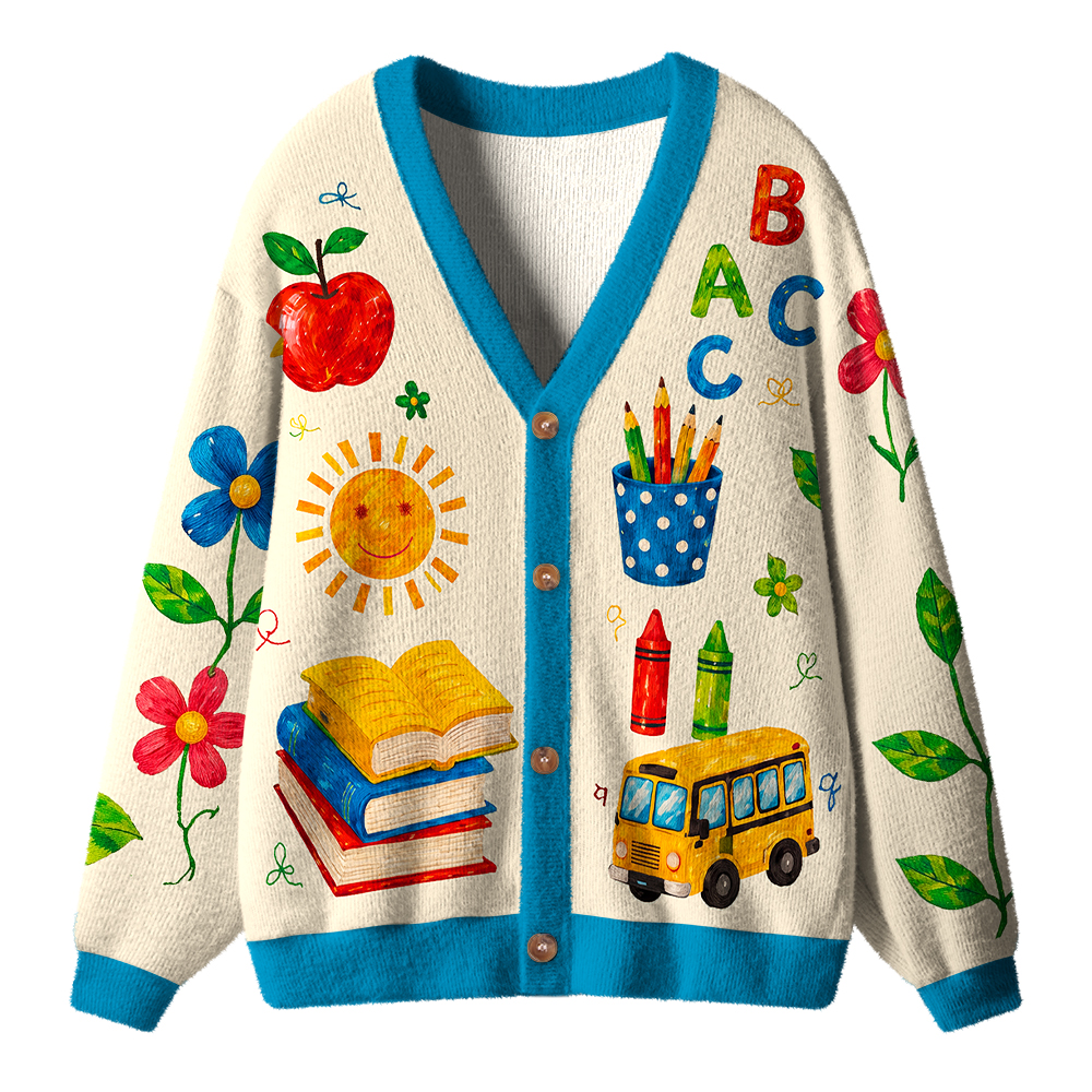 Caterpillar Childrens Book Teacher Ugly Cardigan Sweaters