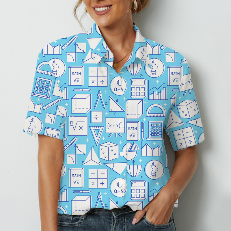 Math Geometry Teacher Short Sleeve Shirt