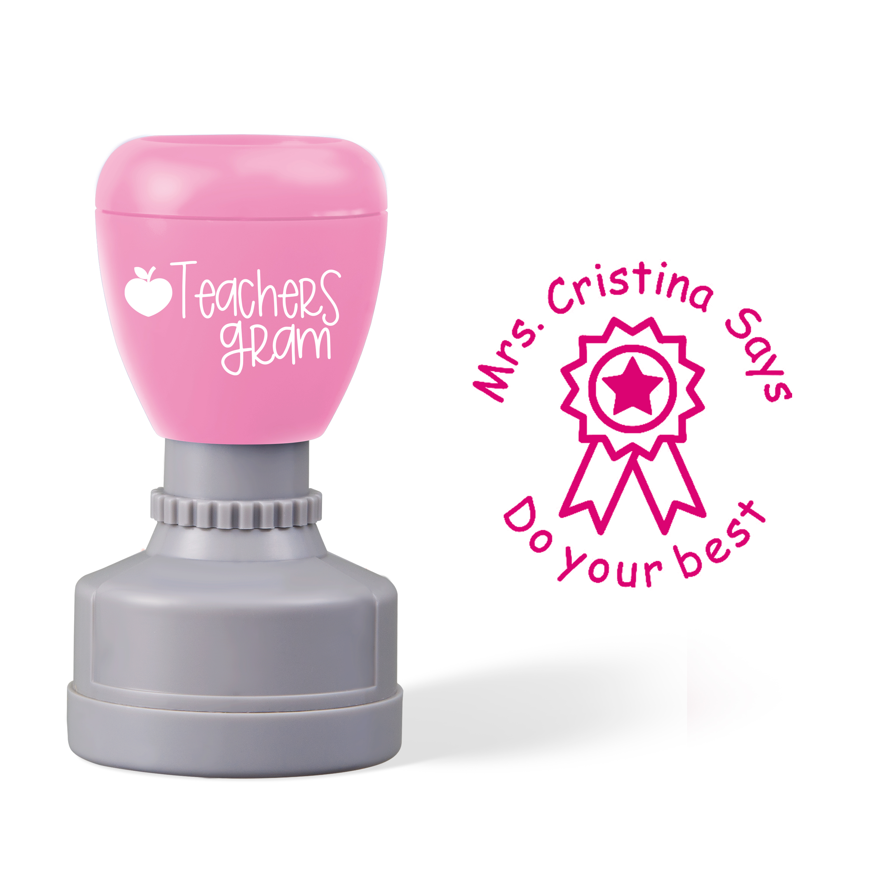 Personalized Name Do Your Best Teacher Stamp