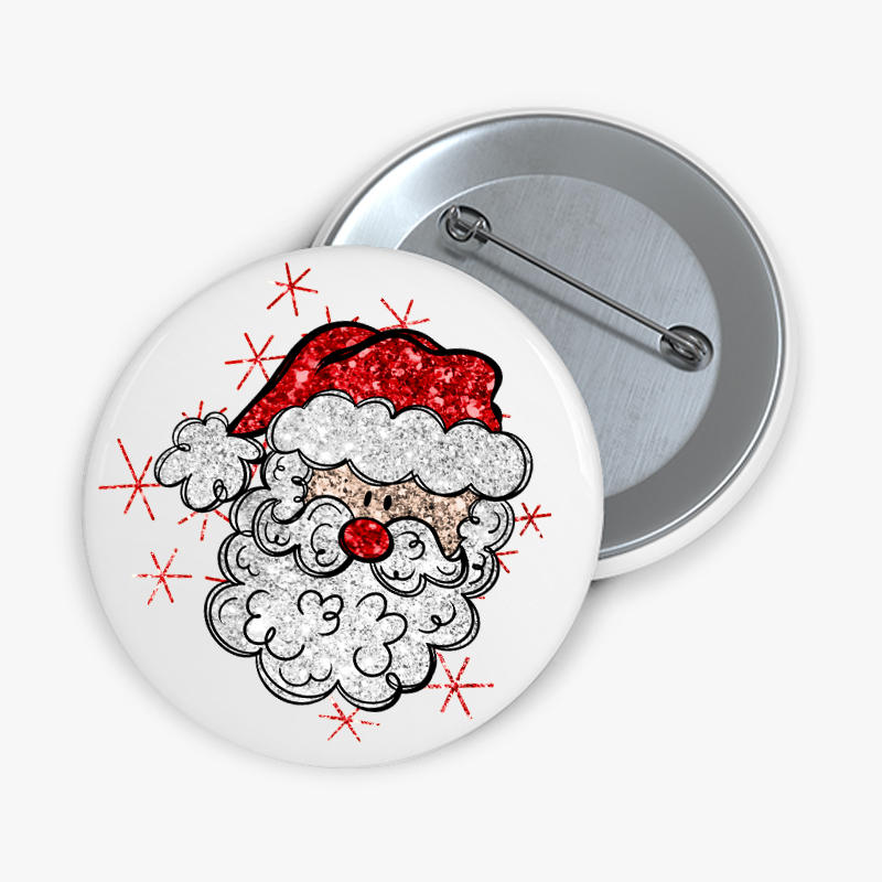 Cute Hands Christmas Tree Teacher Pinback Button