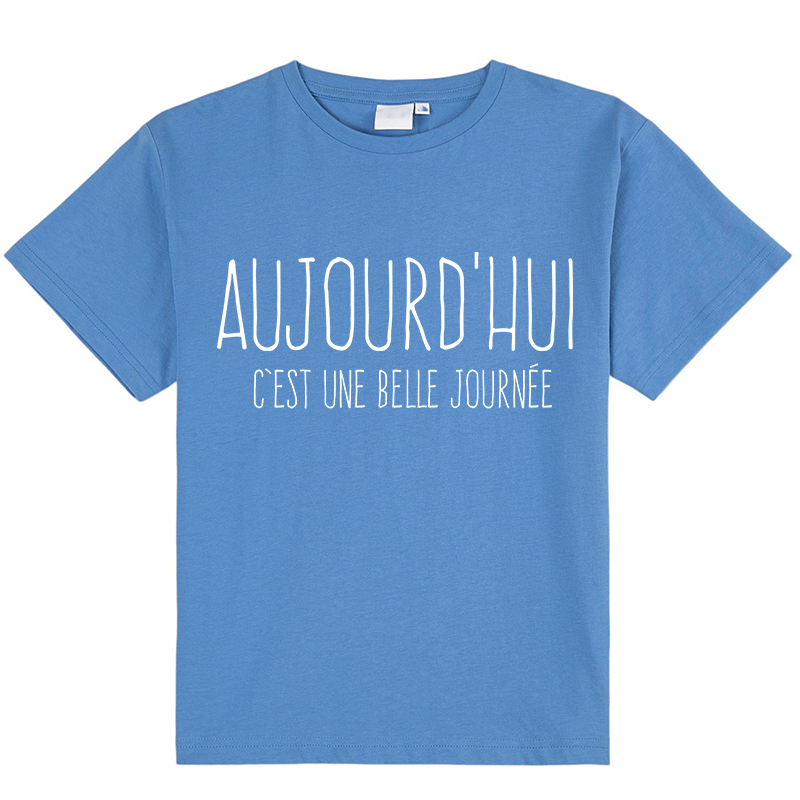 Aujourd'hui C'est Une Belle Journée French Class T-Shirt