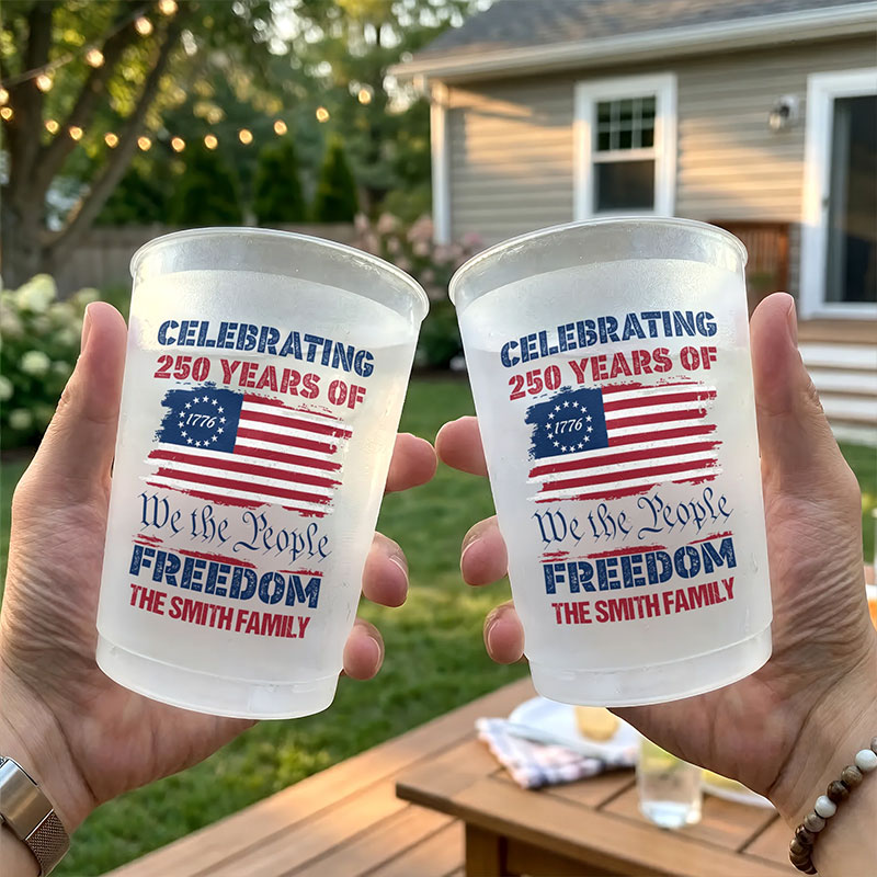 We The People 250 Years Teacher Plastic Cup