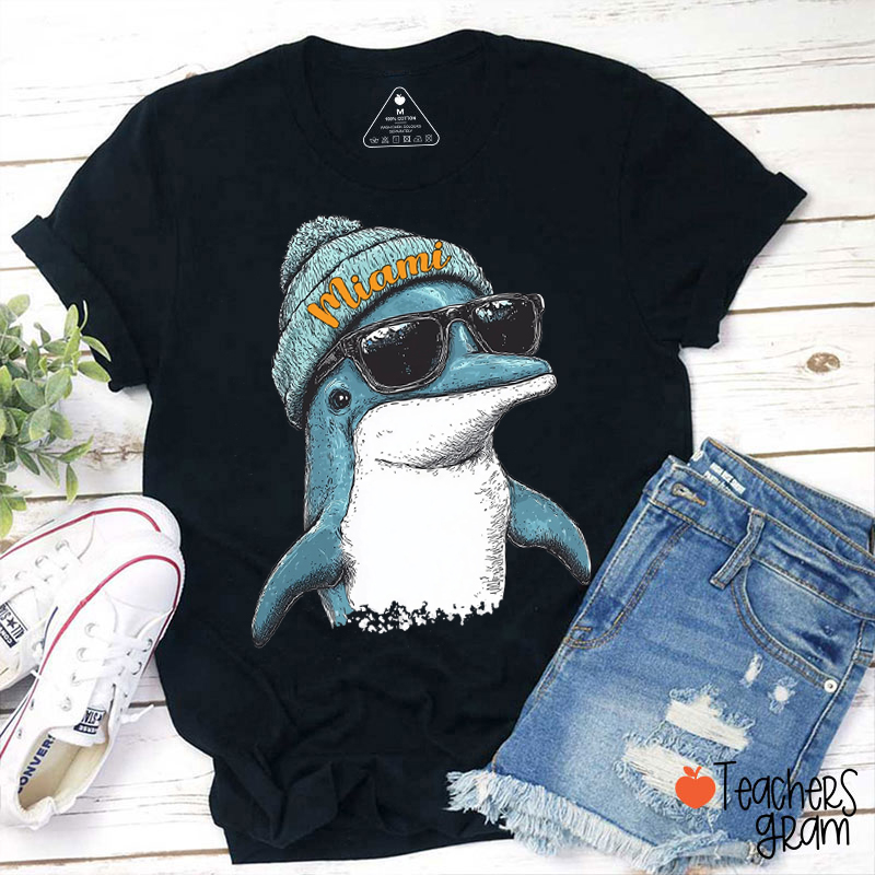 Personalized Retro Sports Fan Teacher T-Shirt