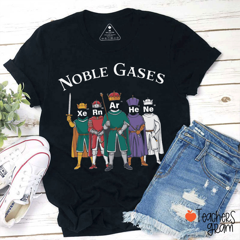 Noble Gases Xe Rn Ar He Ne Teacher T-shirt